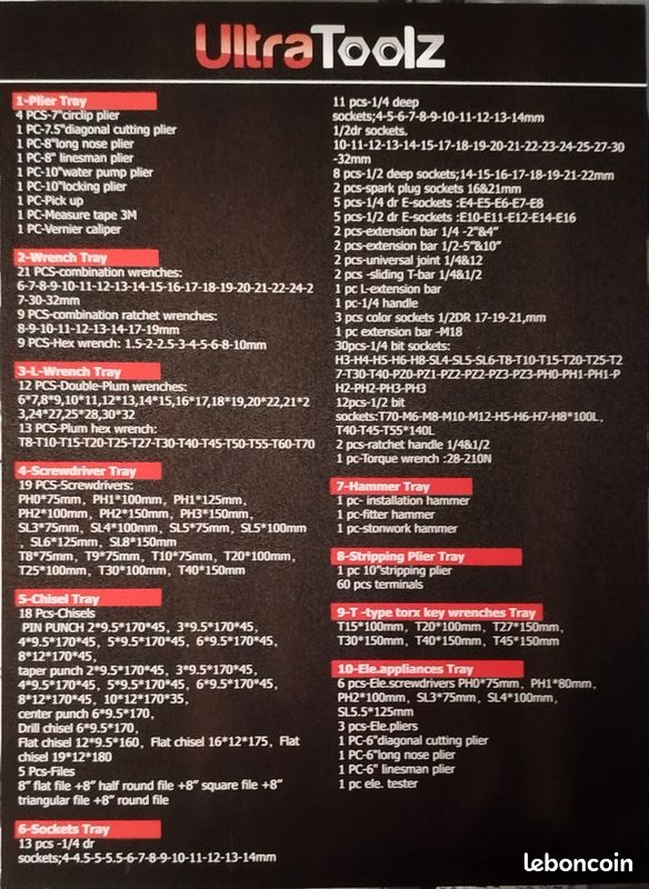 Servante d'atelier outillée XXXL - 2